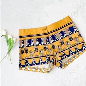 J.CREW City Fit Stretch Chino Print Shorts Inseam 3" US 10